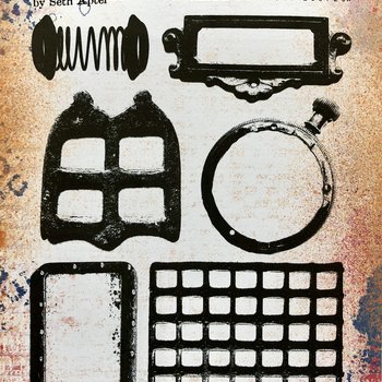 Eclectica³ 11 Cling Rubber Stamp Set