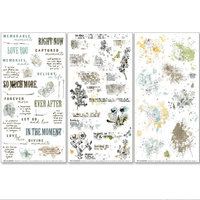 49 and Market Rub-On Set: Krafty Garden