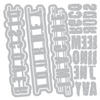 Sizzix Thinlet Dies: Word Wafers I