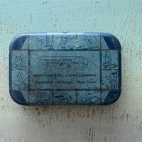 SOLD: Vintage American Steel & Wire Tin