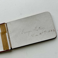 SOLD: 1882 Autograph Album