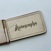 SOLD: 1882 Autograph Album