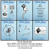 Nick Bantock Cling Rubber Stamp Set: Collection 6