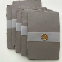 SOLD OUT: Grey Handmade Paper: Set of 10