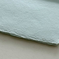 NEW: Sky Blue Handmade Paper: Set of 10