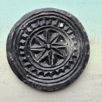 SOLD: Carved Stone Biscuit Mold: 1