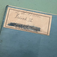 SOLD: 1880-1883 Harvard Blue Book: French II