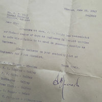 Original Ephemera: 1943 Letter