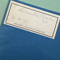 SOLD: 1880-1883 Harvard Blue Book: N.H. II #2