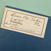 1880-1883 Harvard Blue Book: N.H. II #1