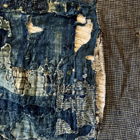 Antique Japanese Boro Textile Fragment 1