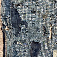 Antique Japanese Boro Textile Fragment 2