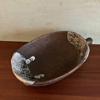 Ghanaian Wooden Bowl - Repaired