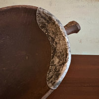 Ghanaian Wooden Bowl - Repaired
