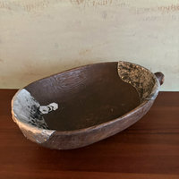 Ghanaian Wooden Bowl - Repaired