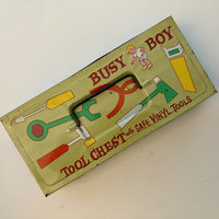 Vintage Busy Boy Tool Chest with Tools