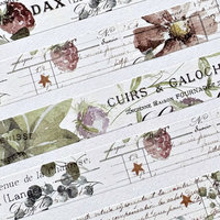 French Floral Ephemera Washi Tape