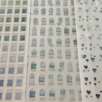 lexandra Renke Color Miracle Rub-Ons: Green-Blue 