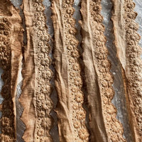 Vintage Coffee Stained Lace