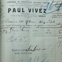 NEW: Antique French Ephemera & Receipts: Set of 7