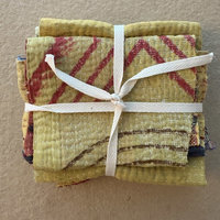 Kantha Stitch Large Scrap Bundle: Harvest 3