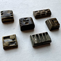 African Mini Jewelry Molds: Set of 6