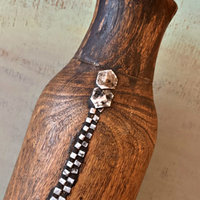 African Tutsi Mahogany Jug - Repaired