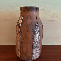 SOLD: African Tutsi Mahogany Jug - Repaired