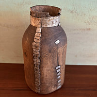 African Tutsi Mahogany Jug - Repaired