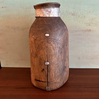 African Tutsi Mahogany Jug - Repaired