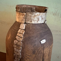 African Tutsi Mahogany Jug - Repaired