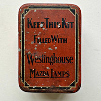 SOLD: Vintage Tin: Carry Spare Bulbs