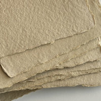 RESTOCKED: Handmade Cotton Paper Set of 10: Soft Ochre