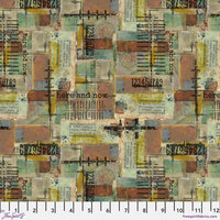 FreeSpirit On Your Mark Fabric 1 Yard Cut: Here and Now