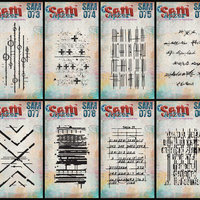 PaperArtsy Mini Stamps Set: 073-080