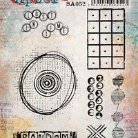 PaperArtsy Cling Rubber Stamp Trio: 52, 53, 54