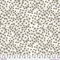 Seth Apter FreeSpirit Stamped Fabric 1/2 Yard Cut: Atomic