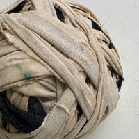 SOLD: Vintage Fabric Rag Ball 1