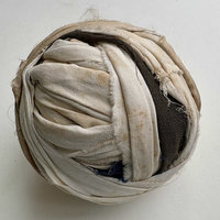 SOLD: Vintage Fabric Rag Ball 2