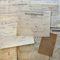 Original Ephemera: 1900s-1930s American Paper Set of 3