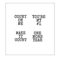 Seth Apter Sizzix Thinlit Die & Stamp Set: Recount