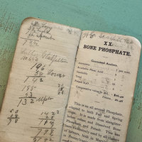 SOLD: 1903 Antique Fertilizers Booklet: Maroon