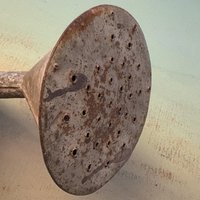 SOLD: Weathered Metal Spout