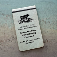 Vintage Memo Pad: 1961