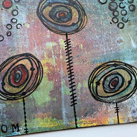 SOLD: Original Art Sample: Bloom