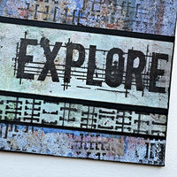 SOLD: Original Art Sample: Explore II