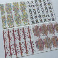 Original Art Sample Series of 4: Flow