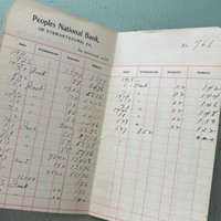 Antique Savings Book & Sleeve: 1911