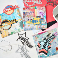 Sizzix Thinlit Dies: Word Wafers Birthday