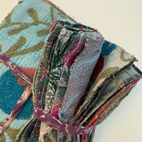 NEW: Hand Stitched & Embroidered Kantha Bundle: Large 2